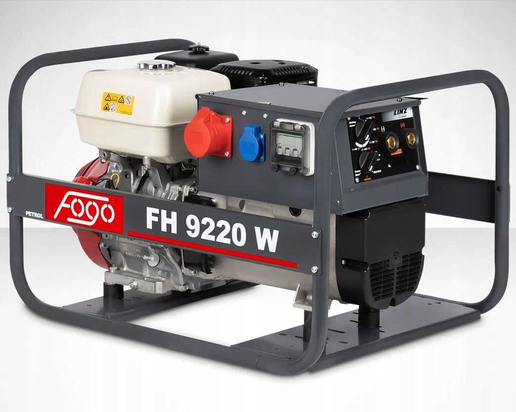 Agregat prądotwórczy spawalniczy Fh 9220 W benzynowy trójfazowy, 8.7kVA