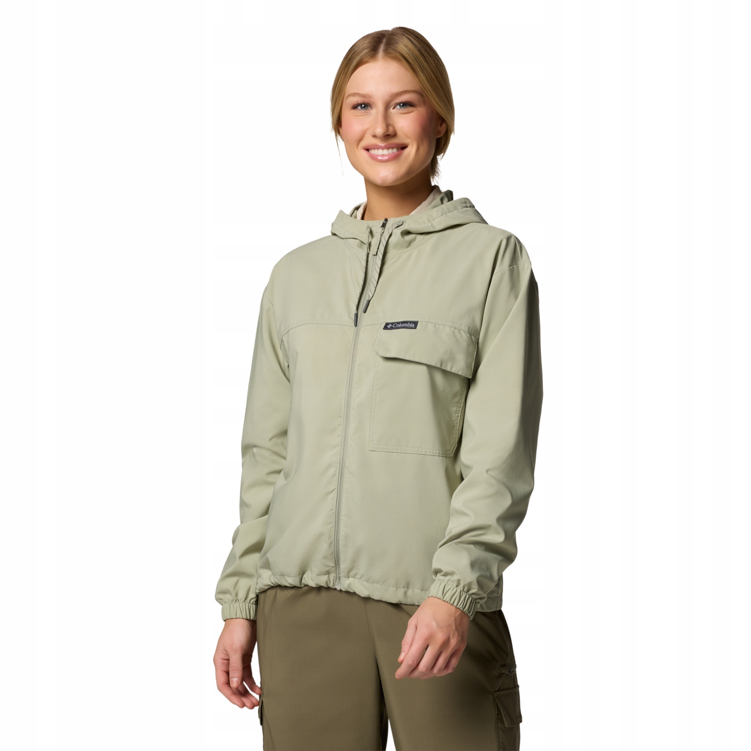 Columbia Skien Valley Hooded Light Jacket [s] Dámská bunda Polyester Zelená