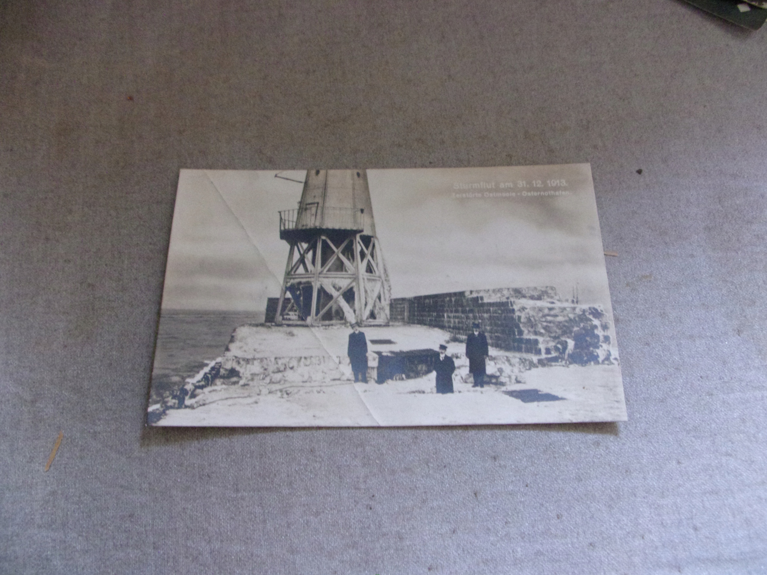 pocztówka OSTERNOTHAFEN CHORZELIN ŚWINOUJŚCIE 1913