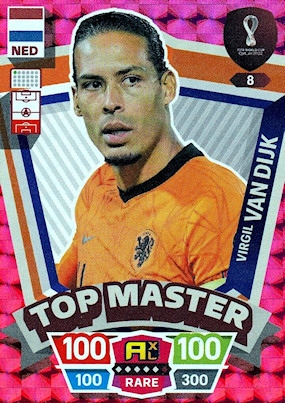 Panini World Cup Qatar Top Master 8 van Dijk