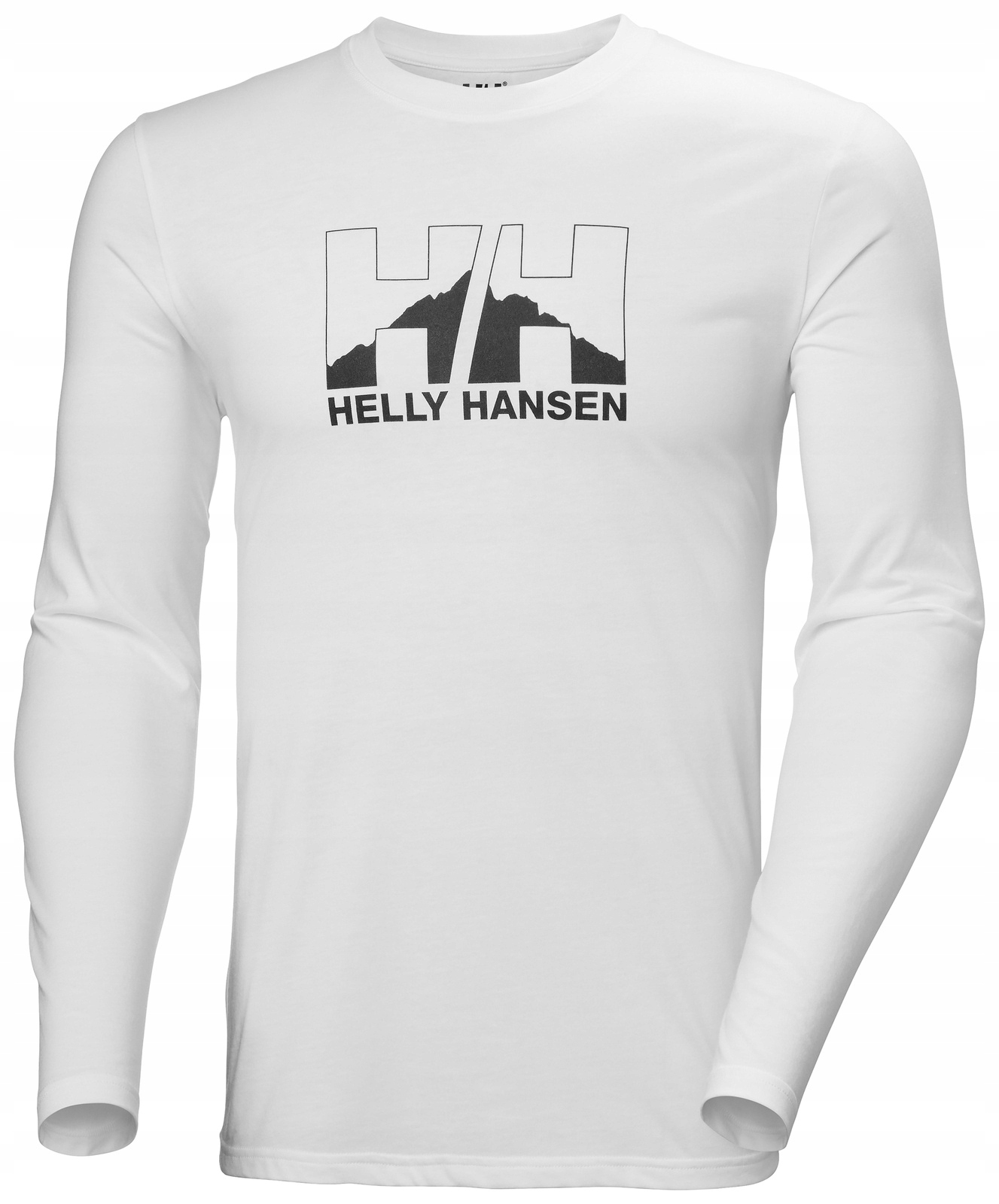 Pánské tričko Helly Hansen Nord Graphic Longsleeve bílá M