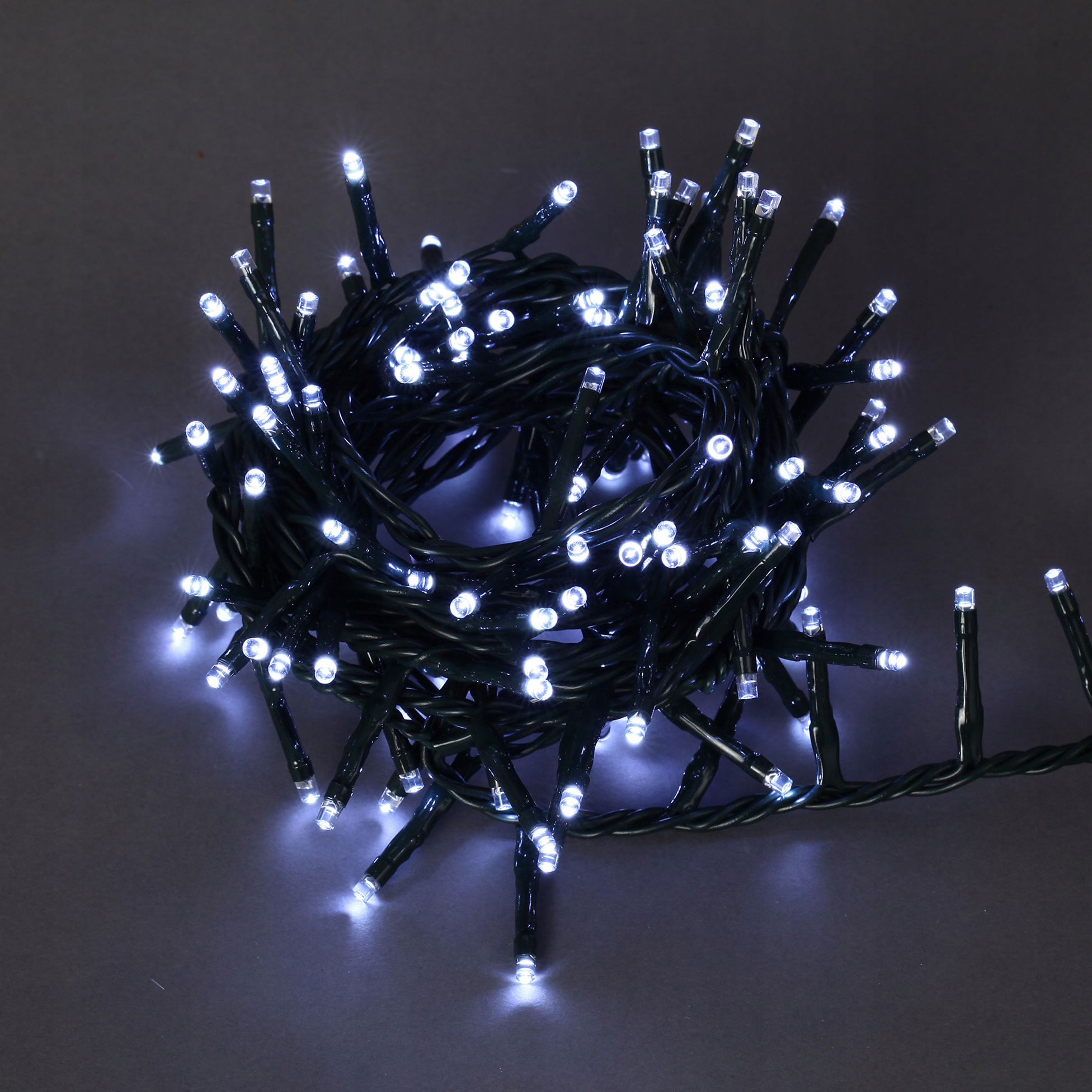 Girlanda 480 Led Venkovní Osvětlení Bílá Studená 8 Funkcí 2000X4 CM