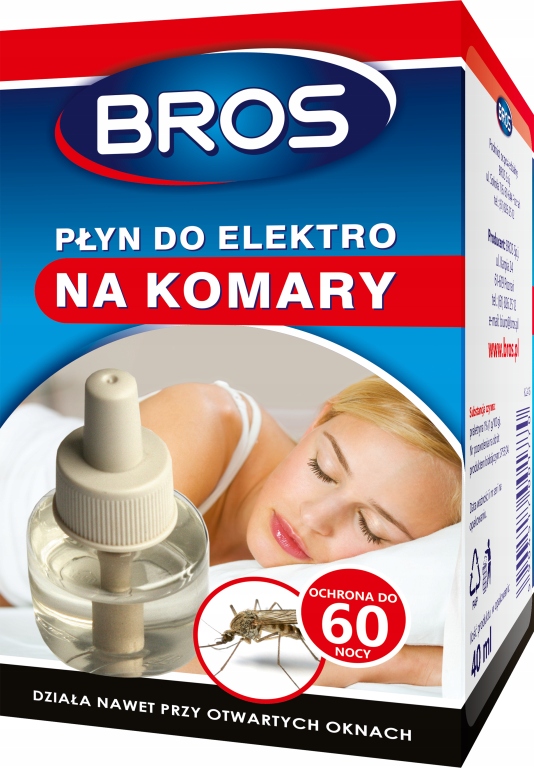 

Bros Płyn do Elektro na Komary 60 Nocy