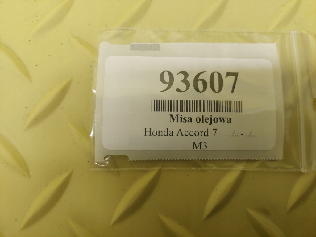 HONDA ACCORD VII 2.0 e-VTEC MISA Coppa olio