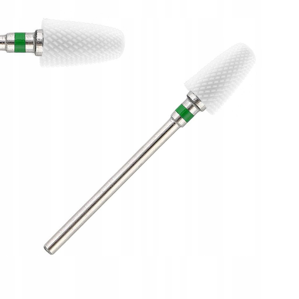 Keramická fréza sud zelený Bass Cosmetics