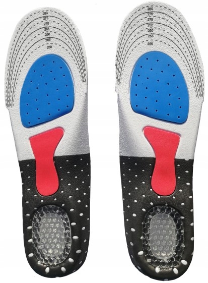 LEKKIE WKŁADKI DO BUTÓW PIANKOWE ŻELOWE 40-44 PARA