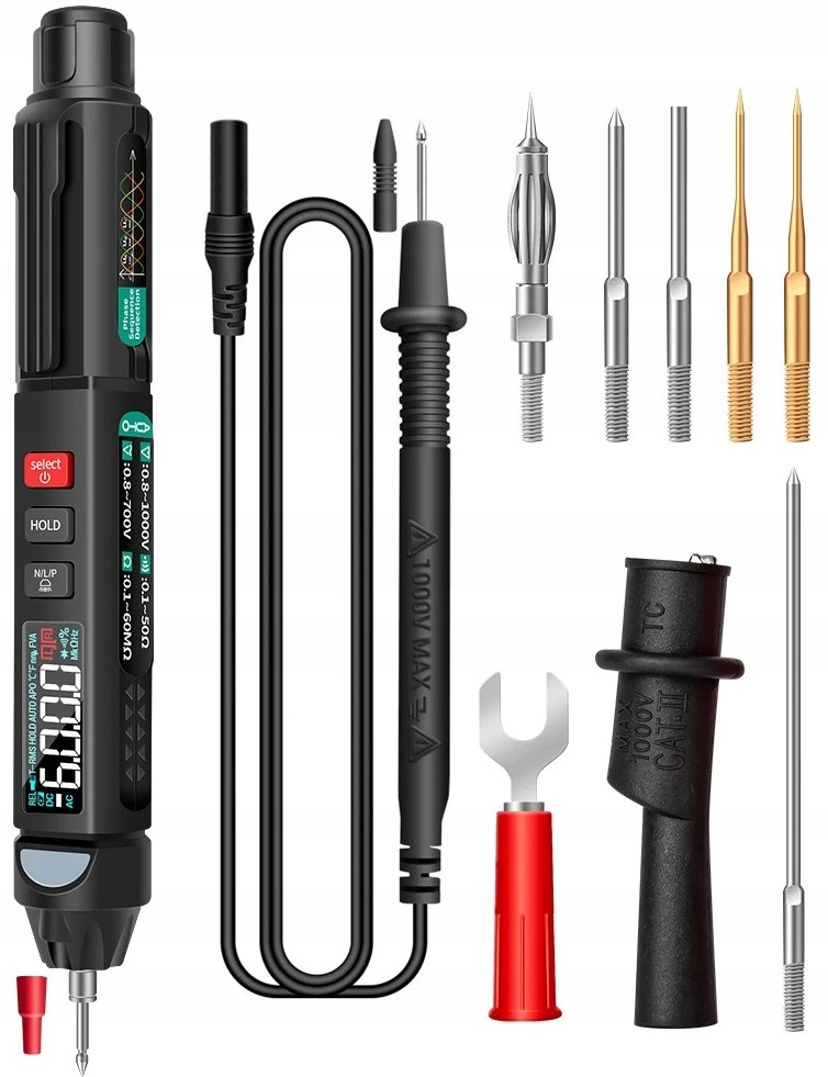 Digitální univerzální multimetr Aneng A3008 LCD s podsvícením