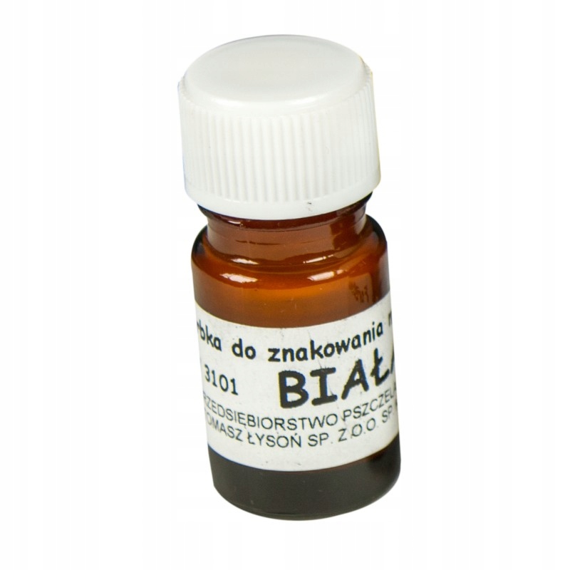 FARBKA BIAŁA do znakowania matek pszczelich Rodzaj opalitki