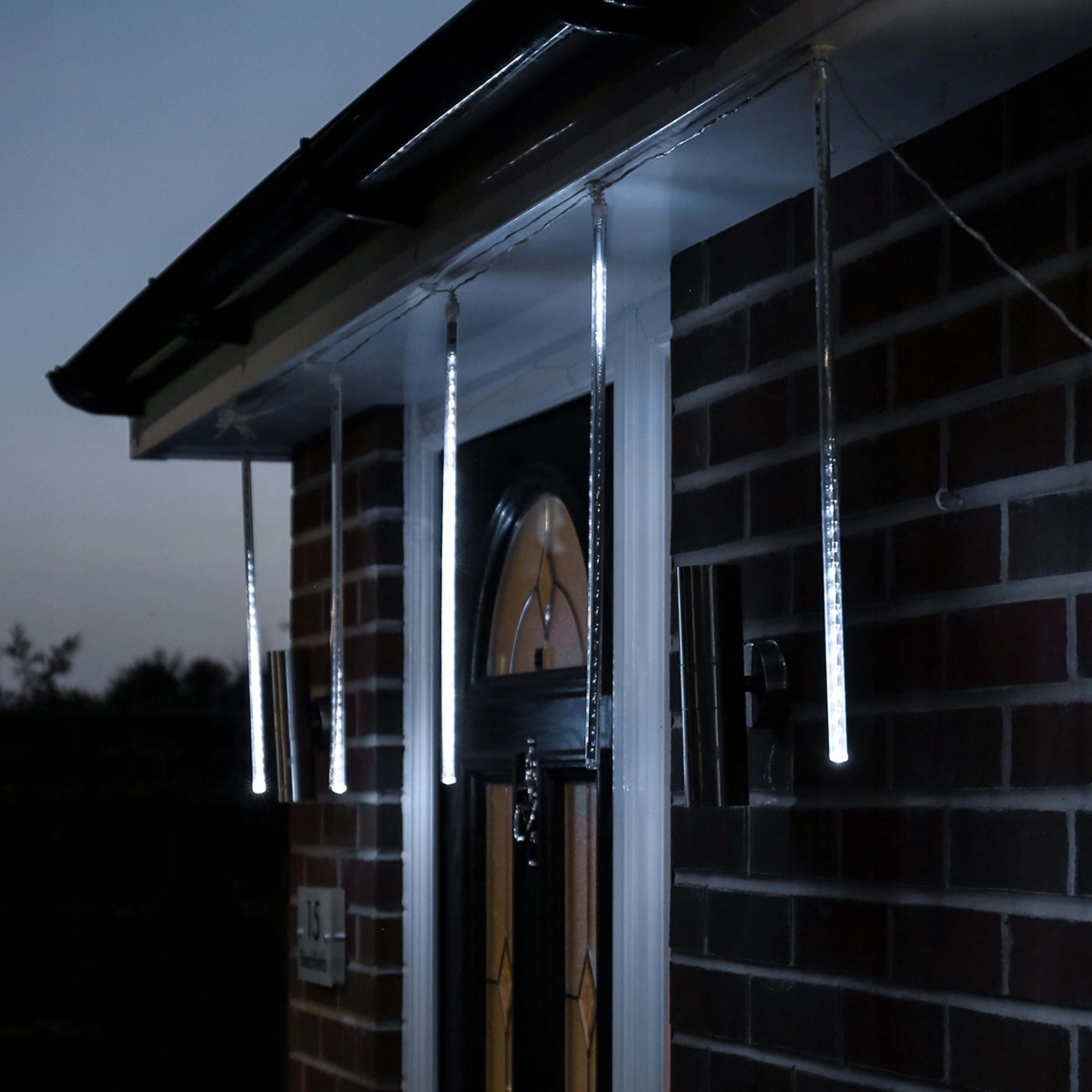 LAMPKI SOPLE METEORY LED PADAJĄCY ŚNIEG 50cm IP44 Zasilanie sieciowe