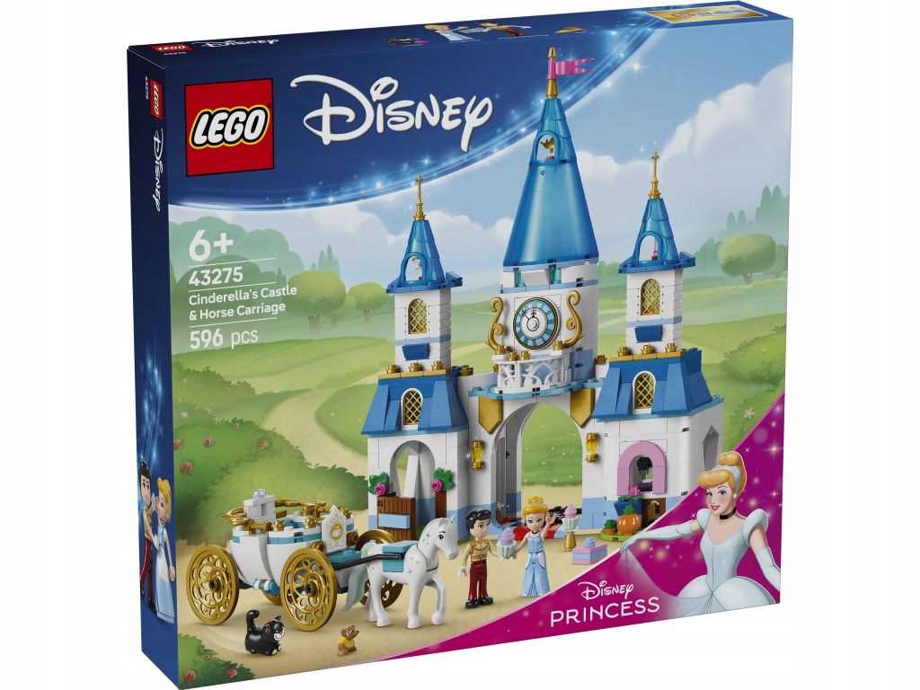 Lego 43275 Disney Princess Zámek popelky a sanitka