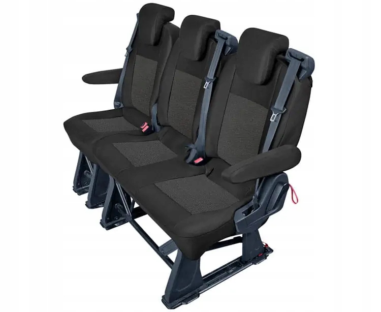 Potahy na sedadla pro 3místnou pohovku Ford Tourneo Custom