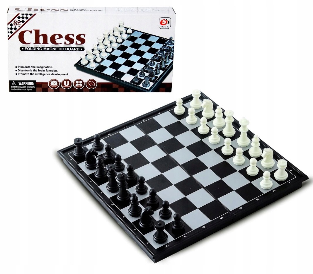 335941 GRA PLANSZOWA NA MAGNES SZACHY MAGNETYCZNE