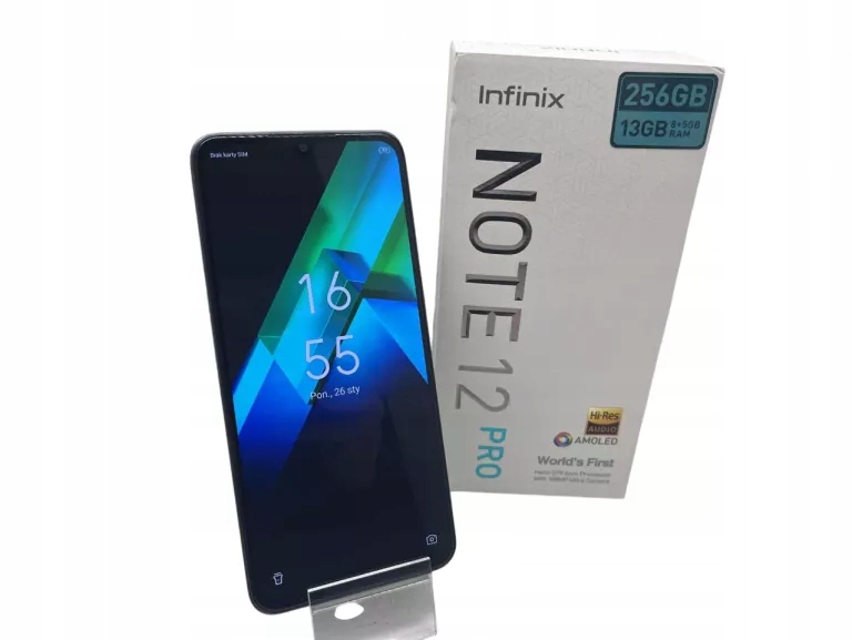 Smartfon Infinix NOTE 12 Pro 5G 8 GB / 128 GB 5G czarny