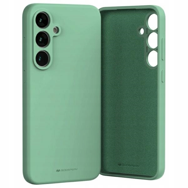 Mercury Silicone Case Samsung S24 Fe Green Zielony Mercury