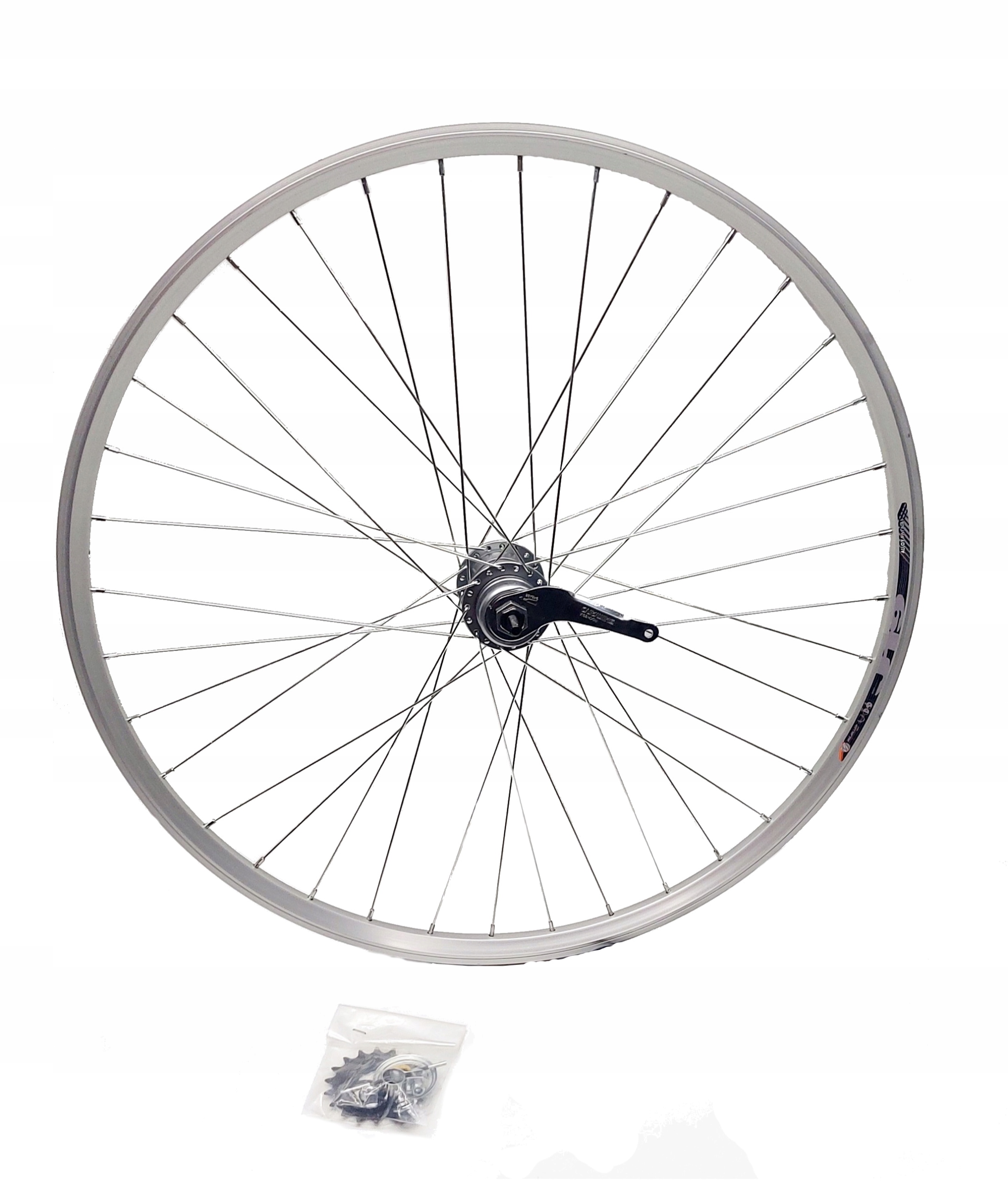 Koło 26" tył piasta Shimano Nexus 3 biegi przerzutka osprzęt bez manetki