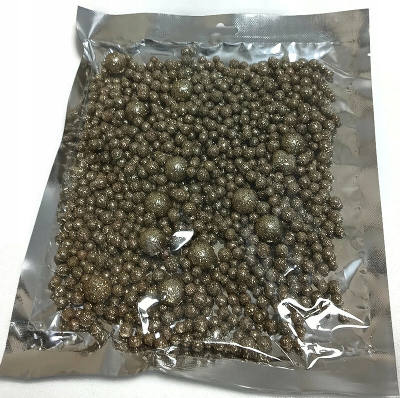 KULKI OZDOBNE BŁYSZCZĄCE ZŁOTE OK 100 SZT