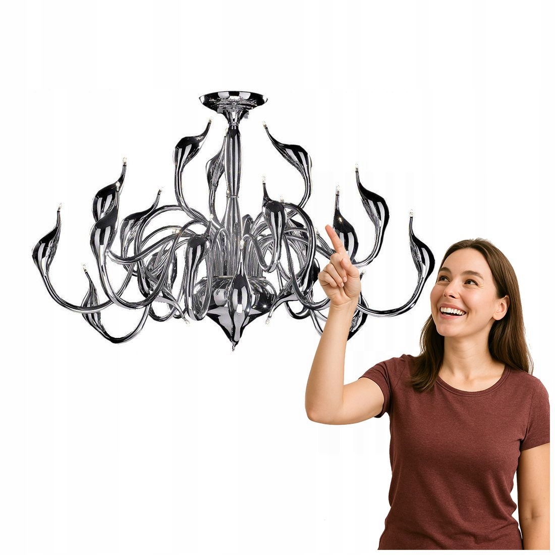 Stropní svítidlo Swan MX8098-24A Ch Italux