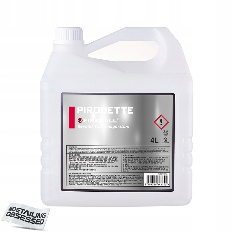 

Fireball Pirouette 4L – quick detailer z SiO2