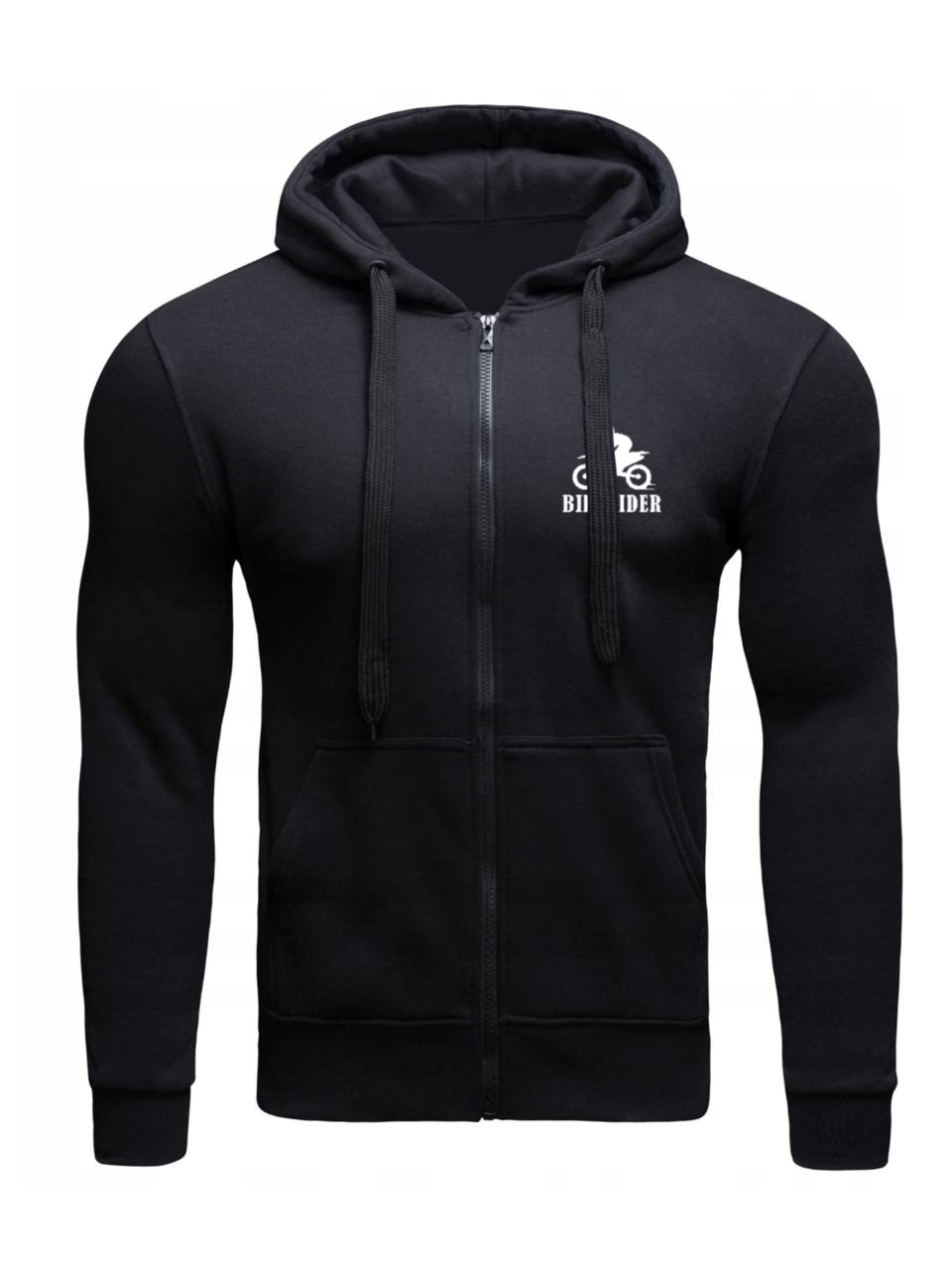 

Bluza Rozpinana Na Motor Bawełniana Czarna XL