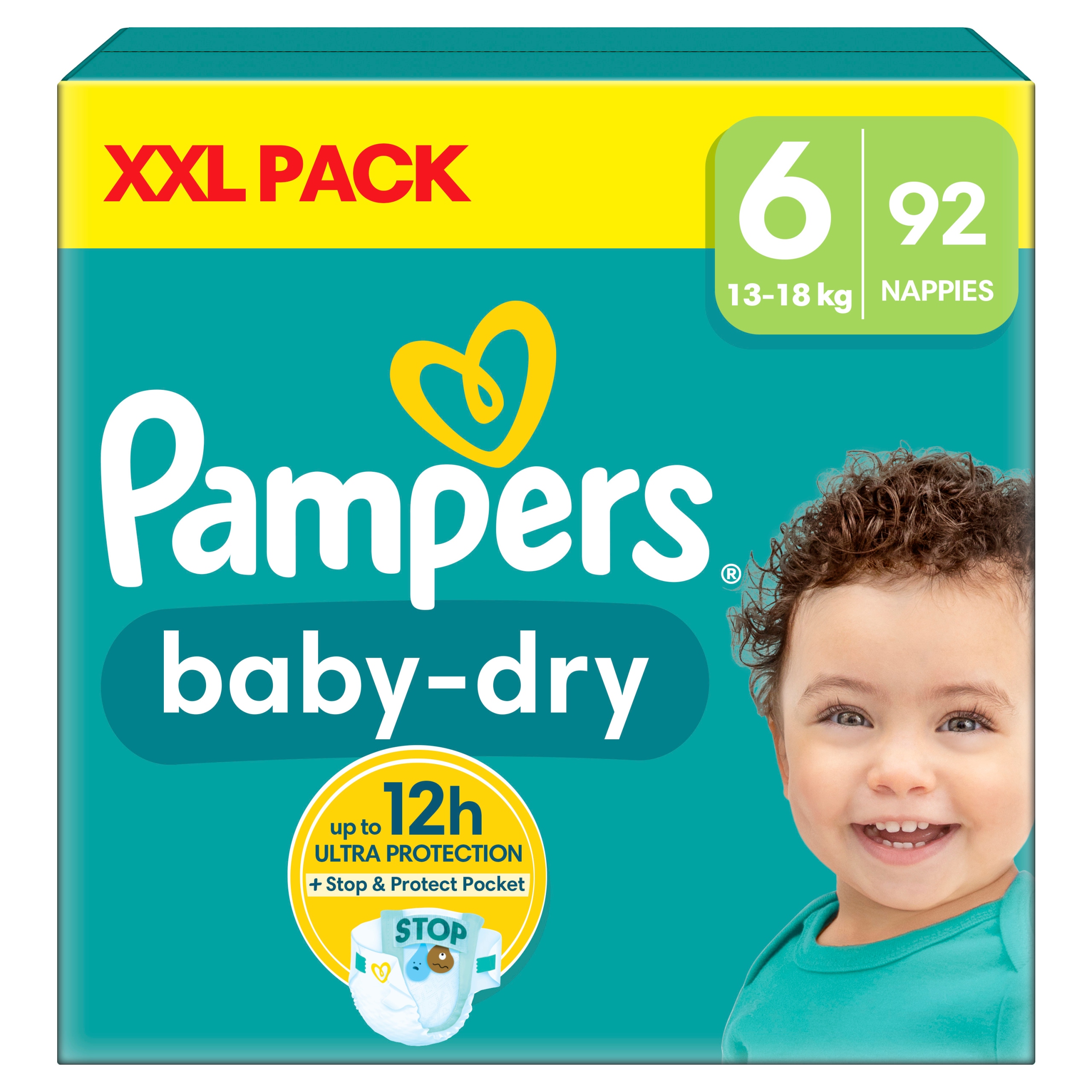 Pieluszki Pieluchy Pampers Active Baby dry 6 92 szt.