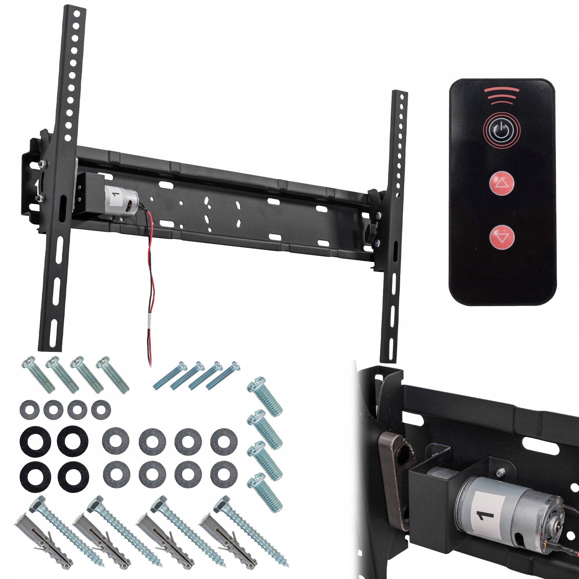 Elektrický Držiak Televízora 1 Motor Diaľkový Ovládač