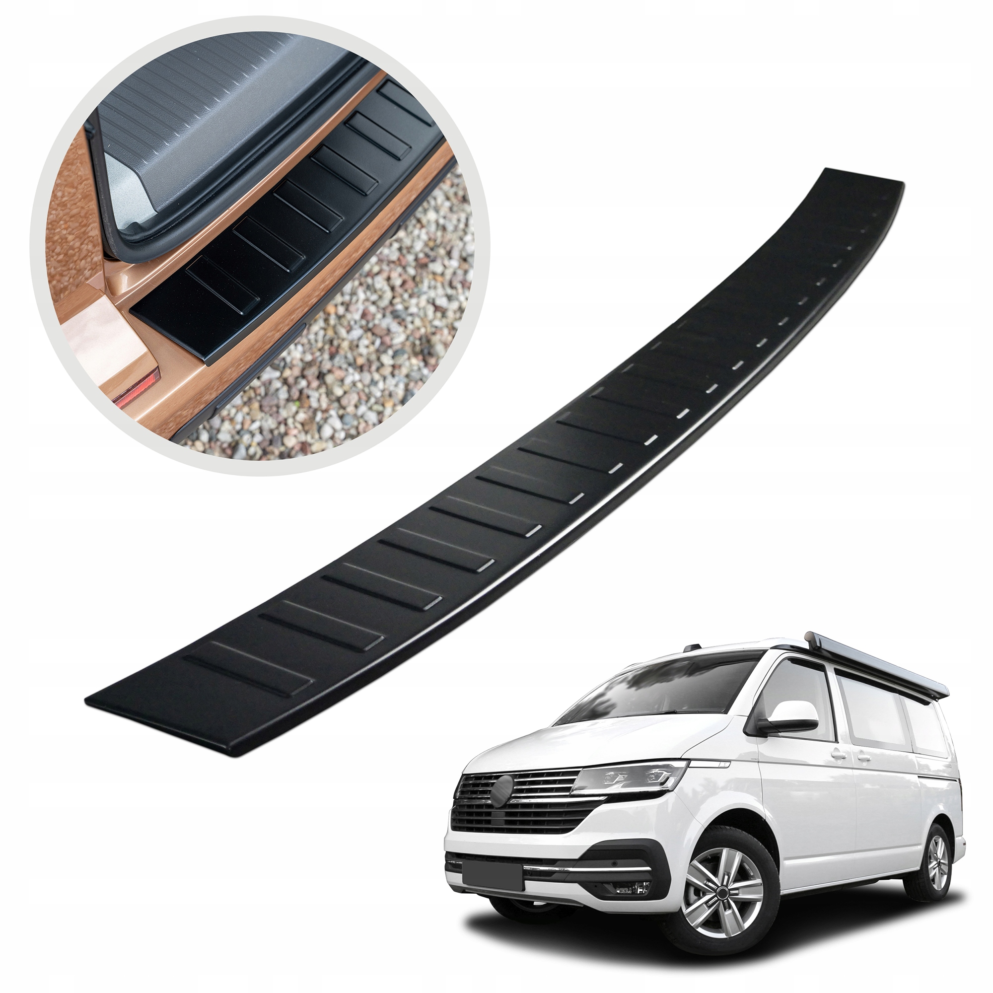 Ochranná lišta na zadný nárazník pre Vw California T6.1 2019-2024