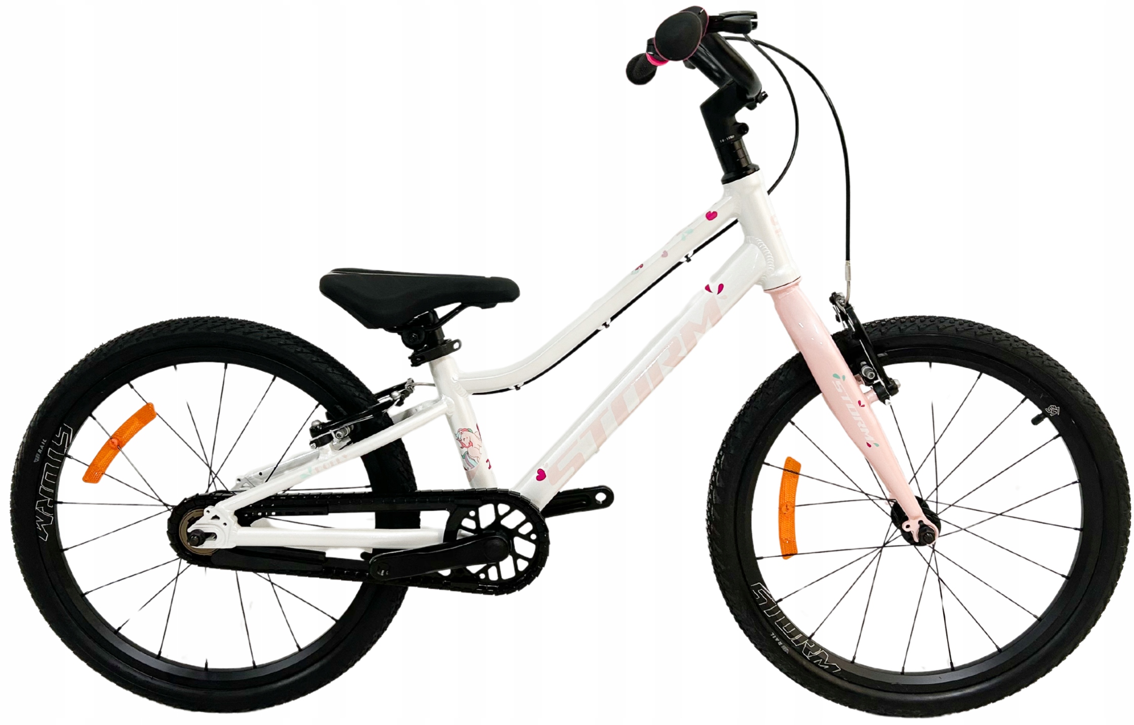 Rowerek Dziecięcy 20 cali Storm Polly Light 10 lekki 7,6 Kg biały 2026
