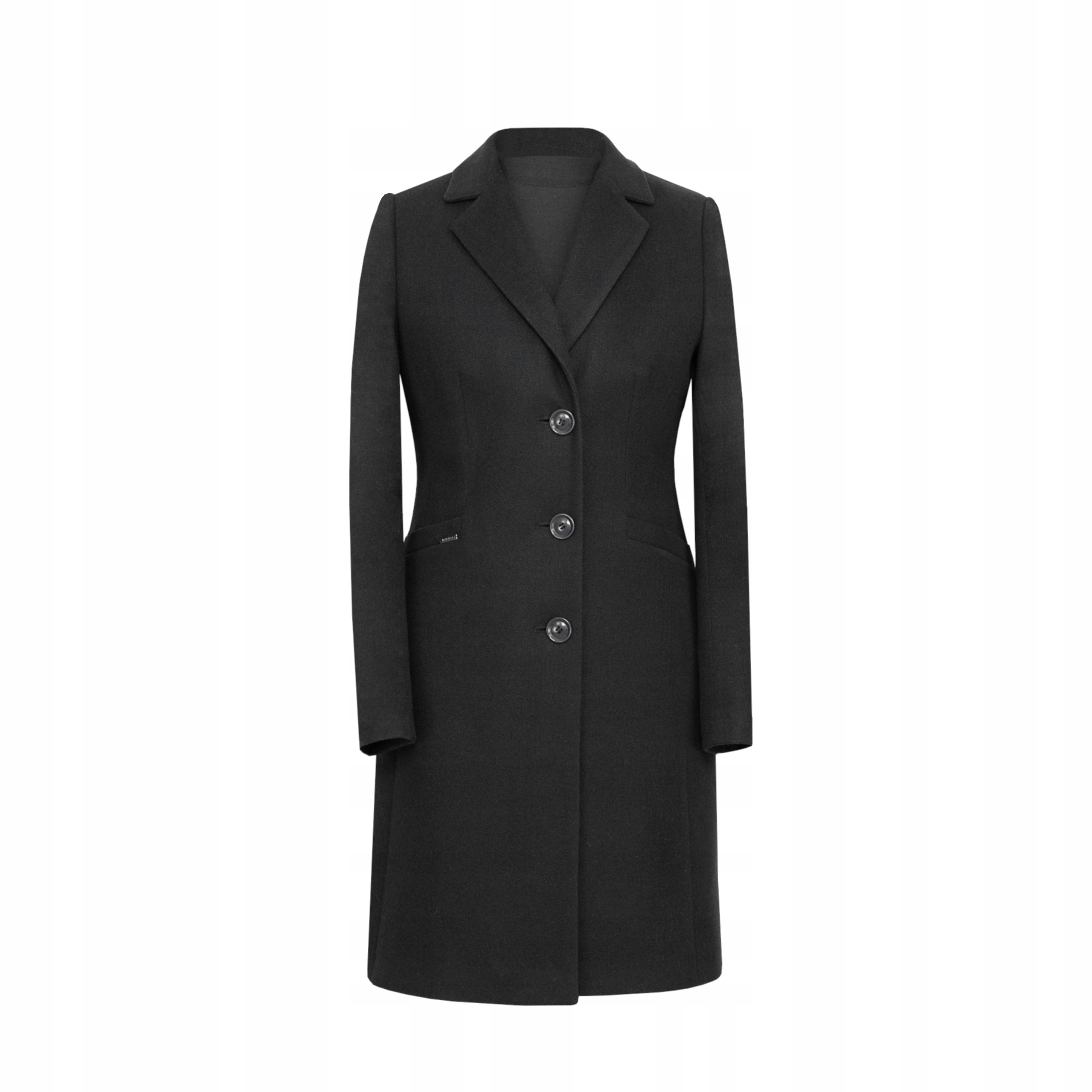 

Huna Nela Czarny Prążek Płaszcz Przejściowy 38 M