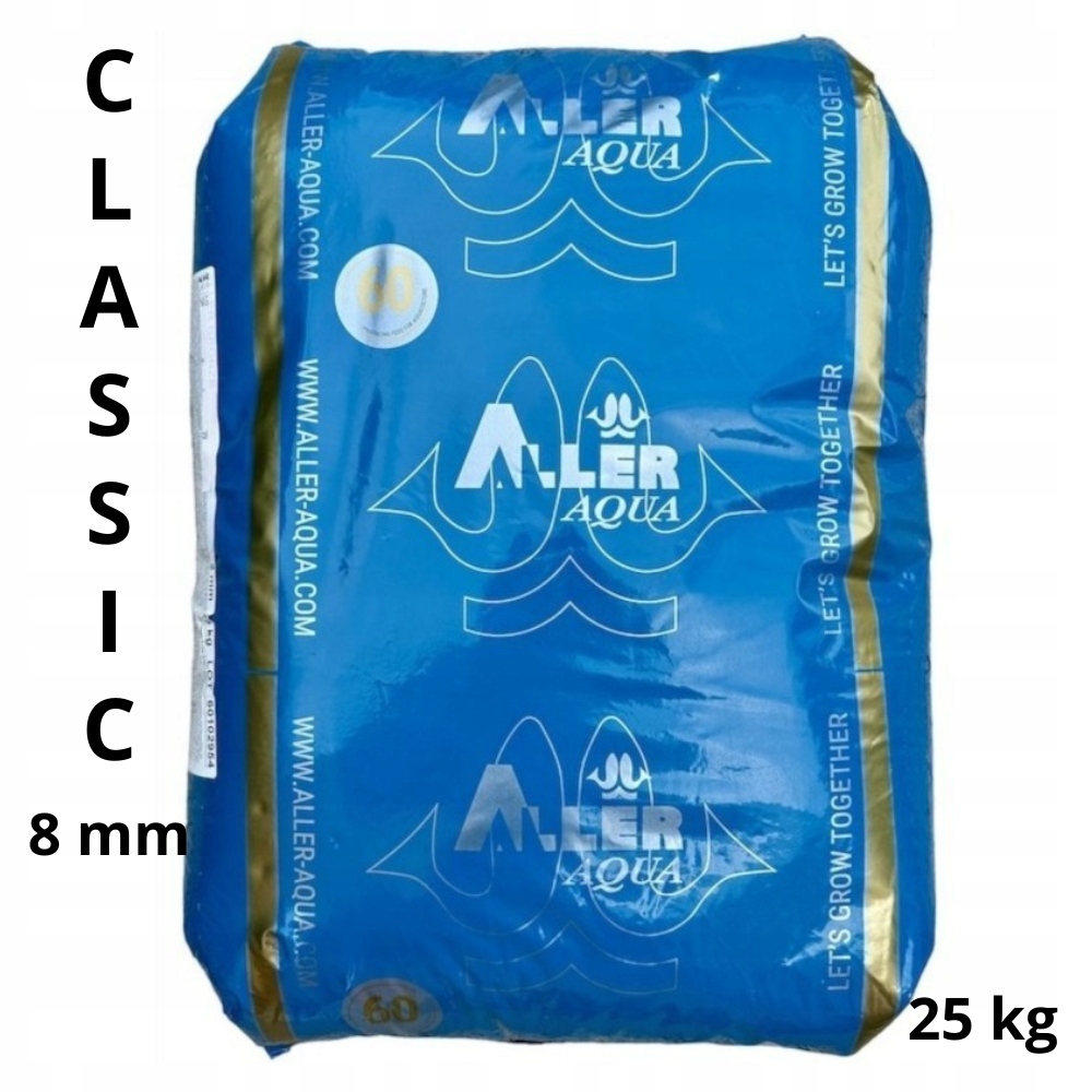 Aller Aqua Classic 8 mm Pellet Zanętowy Karp 25 kg amur jesiotr lin