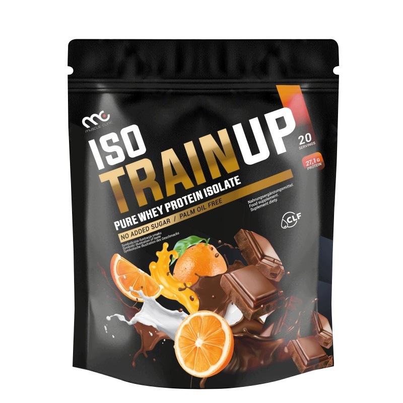 IsoTrainUp Muscle Clinic 600 g Isolat Bílkoviny Wpi Dubajská Čokoláda
