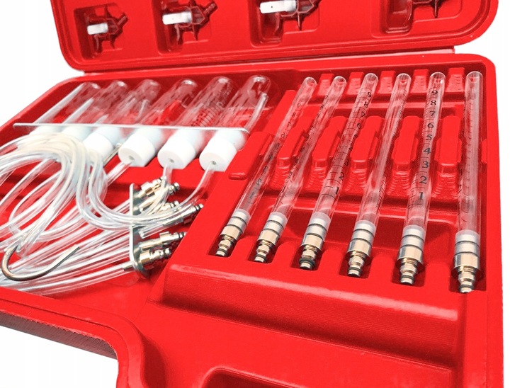 TESTER CIŚNIENIA PRZELEWOWY WTRYSKÓW WTRYSKU WTRYSKIWACZY COMMON RAIL EAN (GTIN) 5902963495211