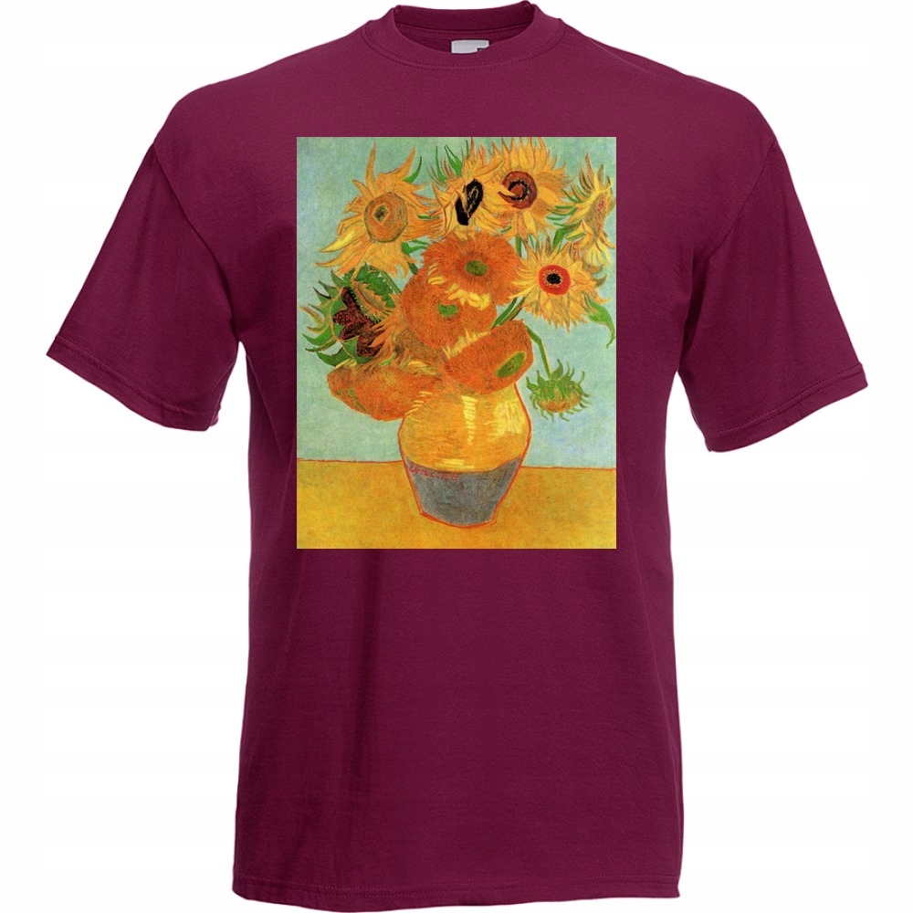 

Koszulka z nadrukiem Van Gogh słoneczniki XL