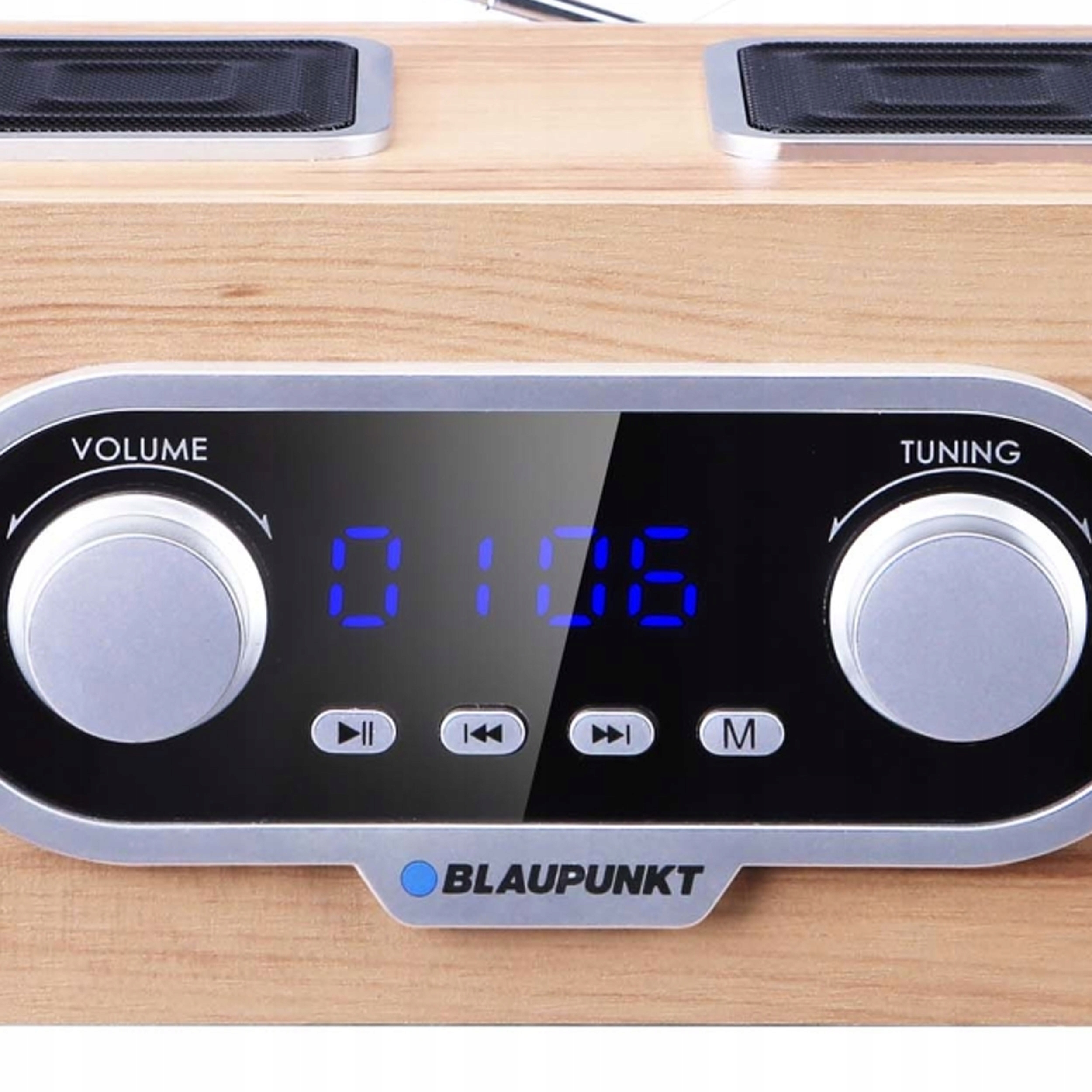 PRZENOŚNE RADIO BLAUPUNKT PP5.2CR FM RETRO MP3 Kolor brązowy