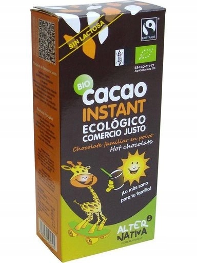 Levně 2x Alternativa Čokoláda k pití fair trade bezlepková Bio 250 g