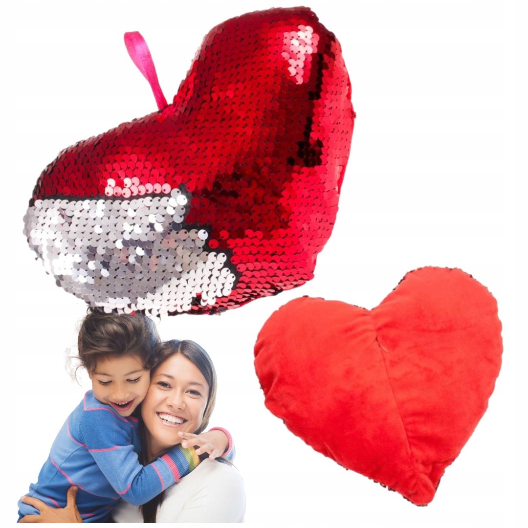 

Poduszeczka Poduszka Serce Cekiny Walentynki