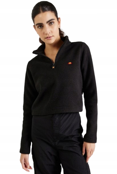 Ellesse Mikina Černá Se Stojáčkem Fleecová 42 Ktg