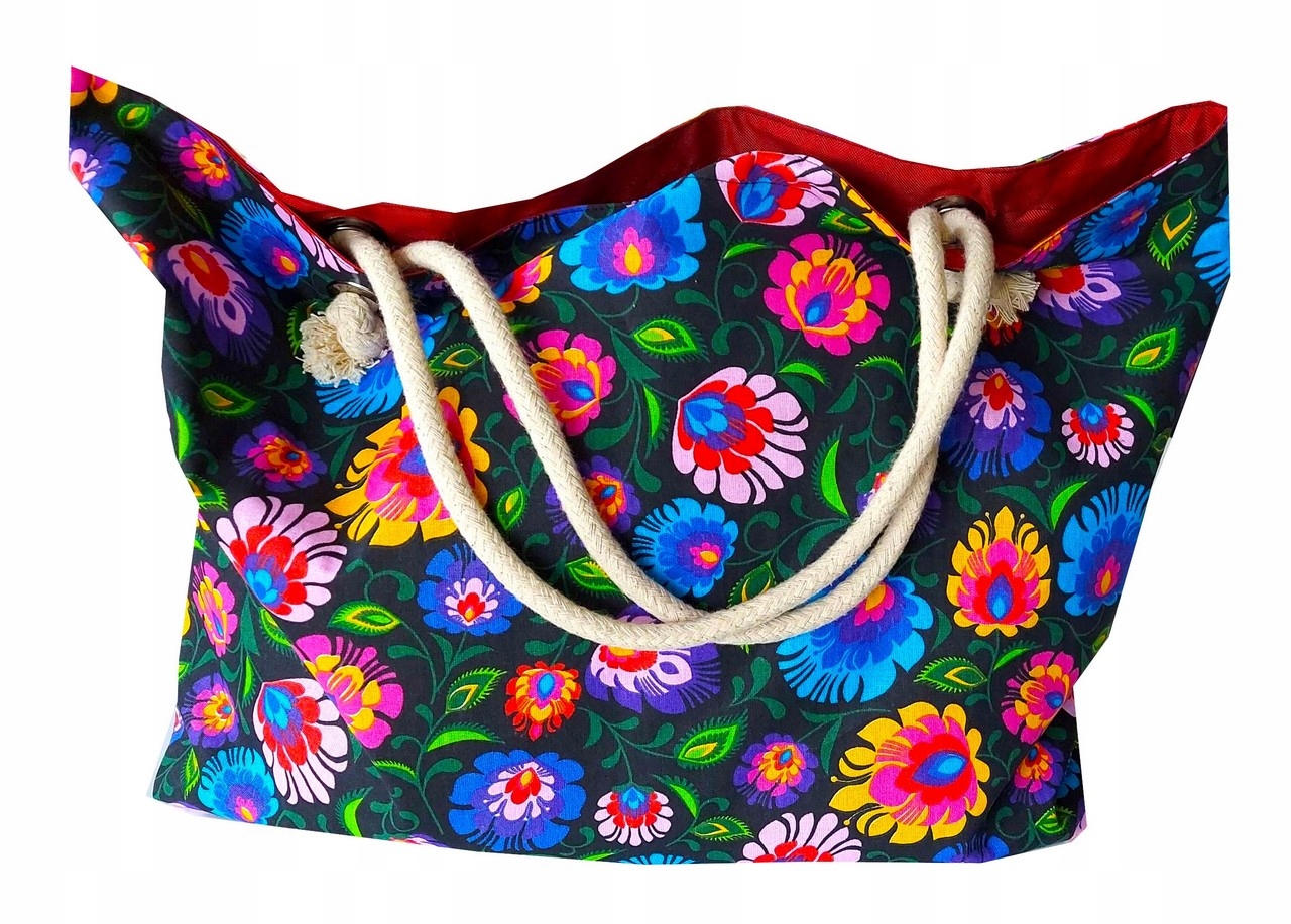 

Duża torba shopperka Bag-folk na ramię