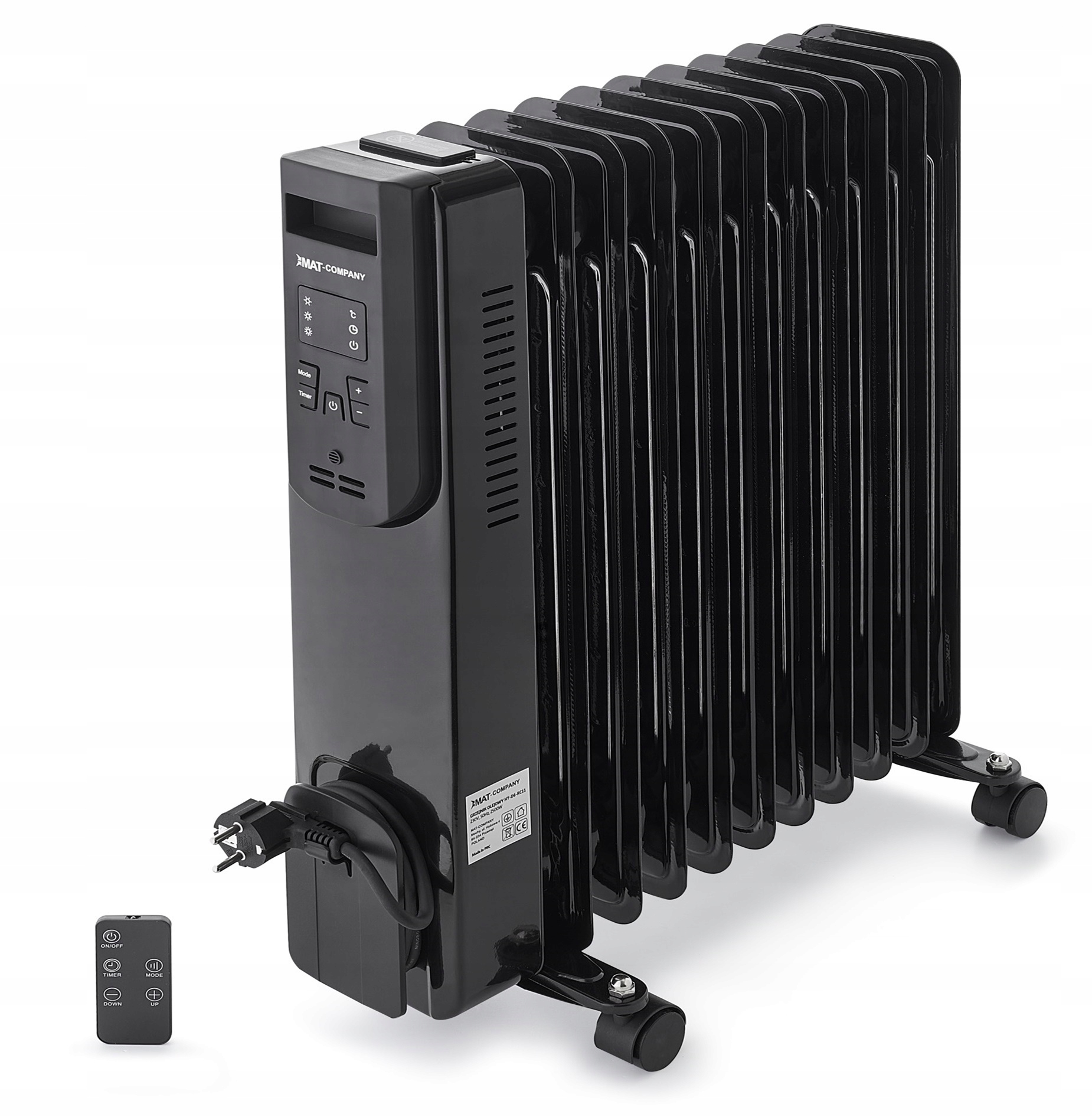 Grzejnik Olejowy Elektryczny 11 Żeber 2500 Wydajny