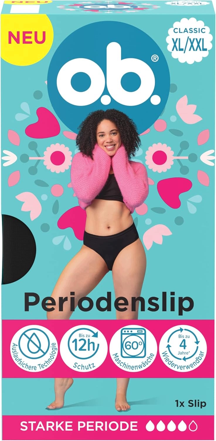 Majtki menstruacyjne XL-XXL do 12 godzin bielizna okresowa