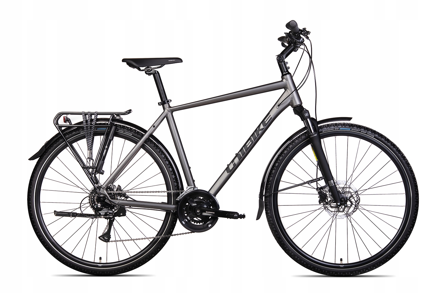 Rower Crossowy Unibike Flash EQ/M-21 grafitowy, męski