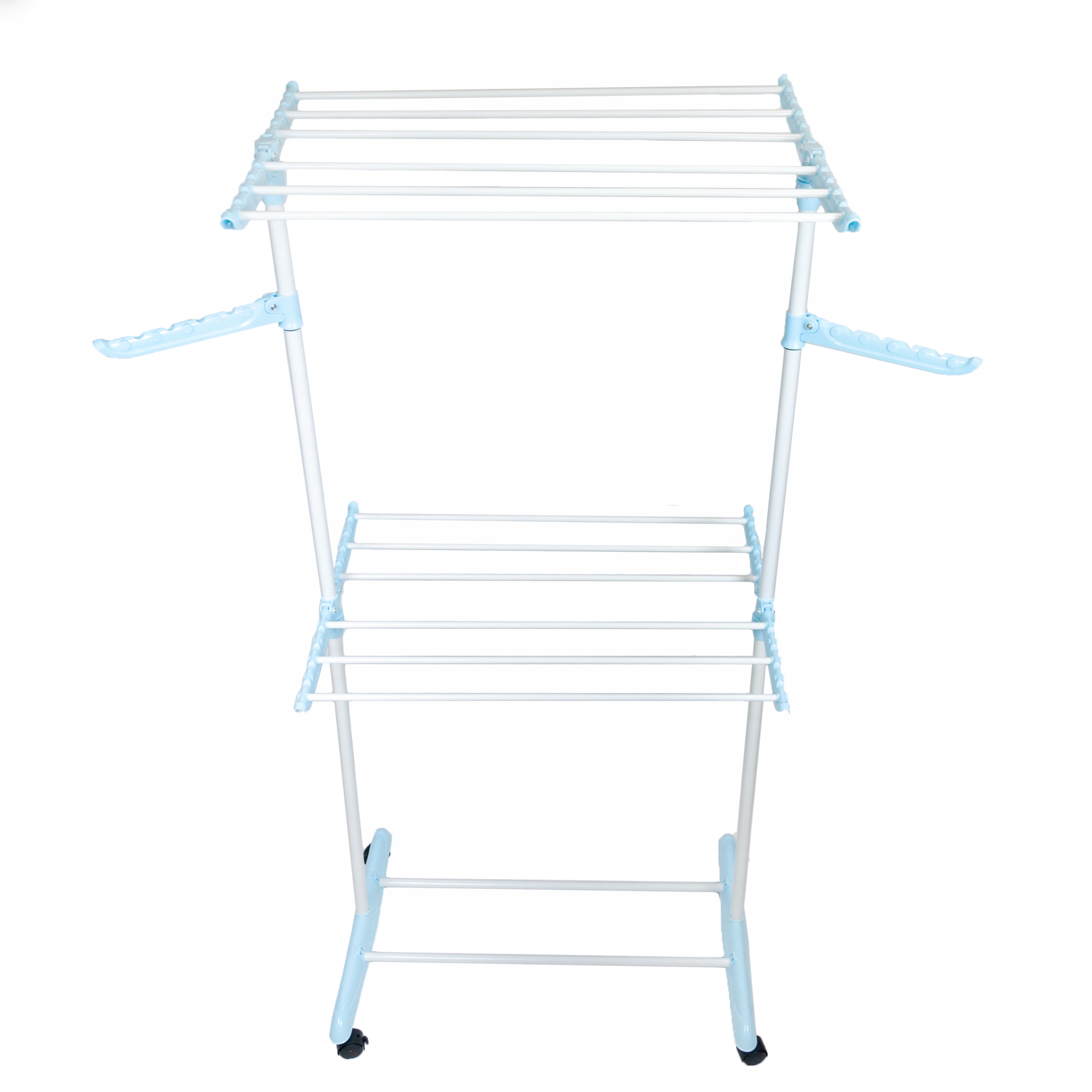Levně Velký Vertikální Sušák Na Prádlo, Skládací Věž Na Kolečkách, Regál