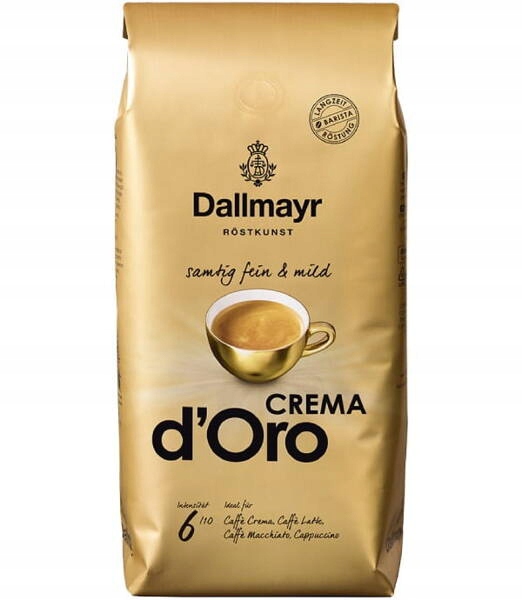 Levně Káva Arabica Dallmayr Crema D'oro 1000 G