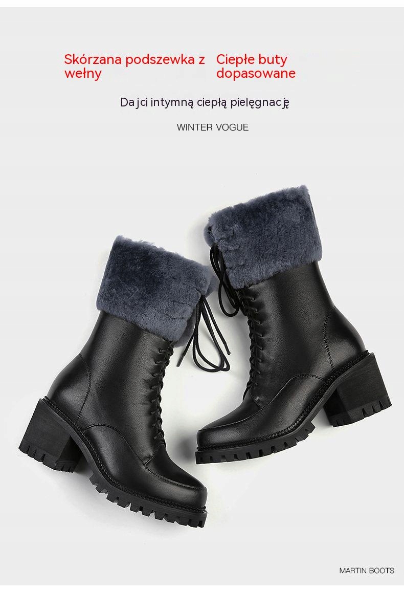 ŚNIEGOWCE DAMSKIE CIEPŁE KOZAKI WODOPORNE r.40 Kod producenta LISIKUK0698