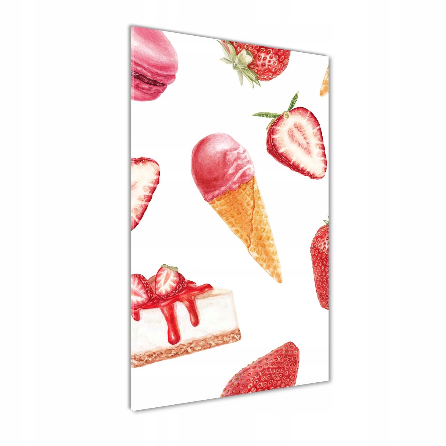 

Foto obraz szkło akrylowe Truskawkowy smak 60x120