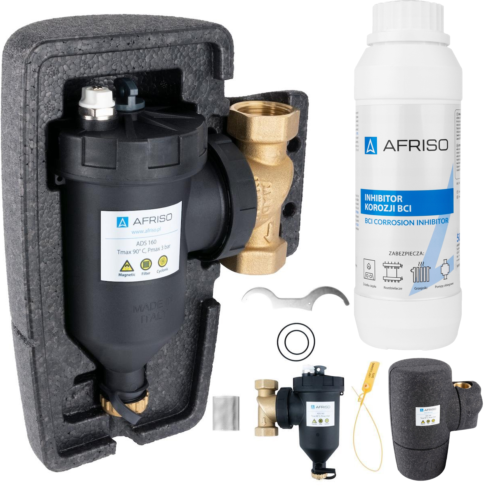 Magnetický Filter Na Separáciu Nečistôt 1" ADS160 Afriso Inhibítor