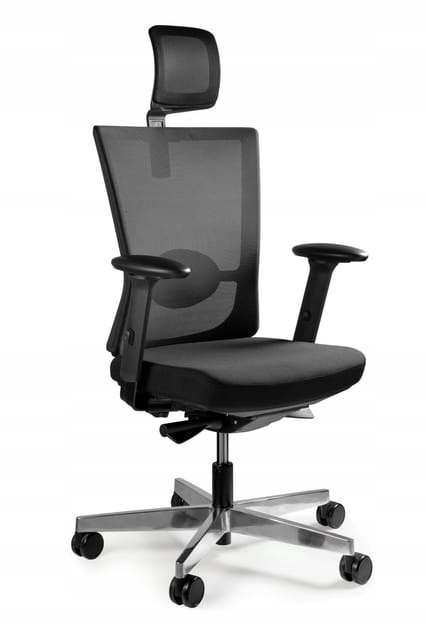 Fotel biurowy ergonomiczny Forte Unique czarny