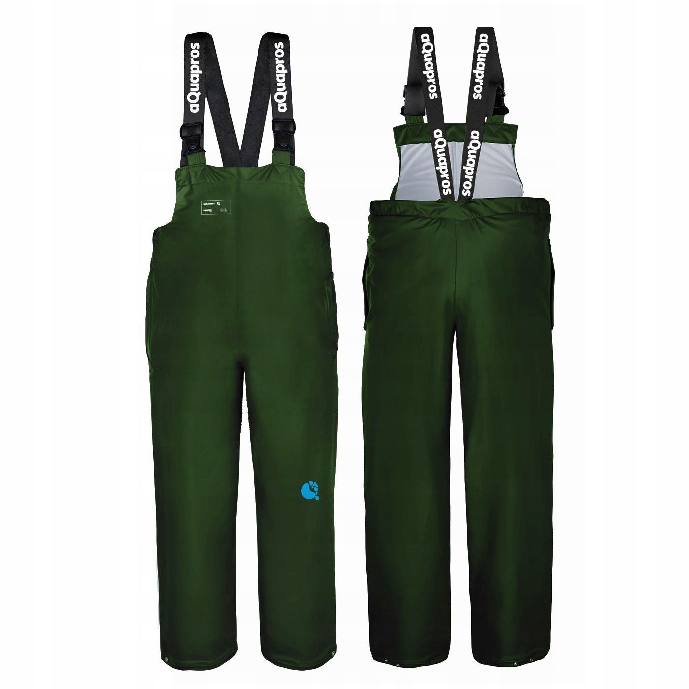 Spodnie Ogrodniczki Przeciwdeszczowe Aquapros model 4087 Zielone 48/XS
