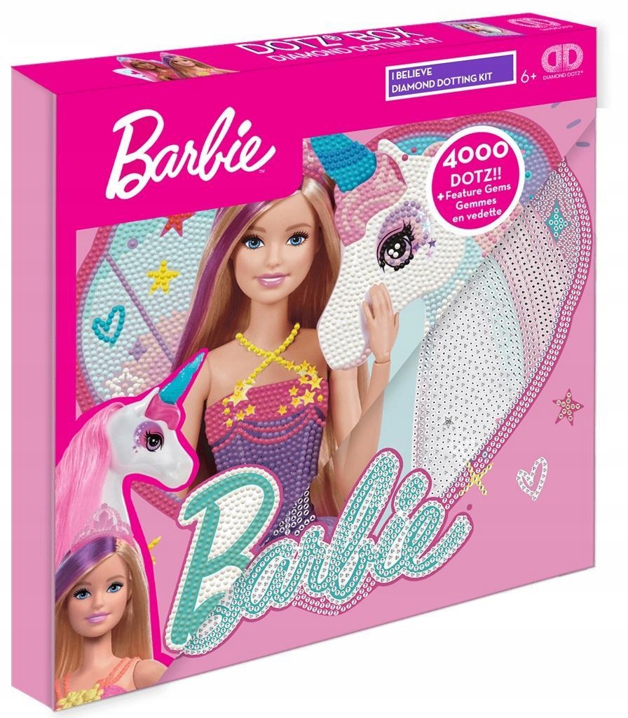 Diamond Dotz Box I Believe Barbie, Diamond Dotz