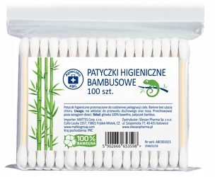

Patyczki higieniczne bambusowe 100szt Apteczka Abc