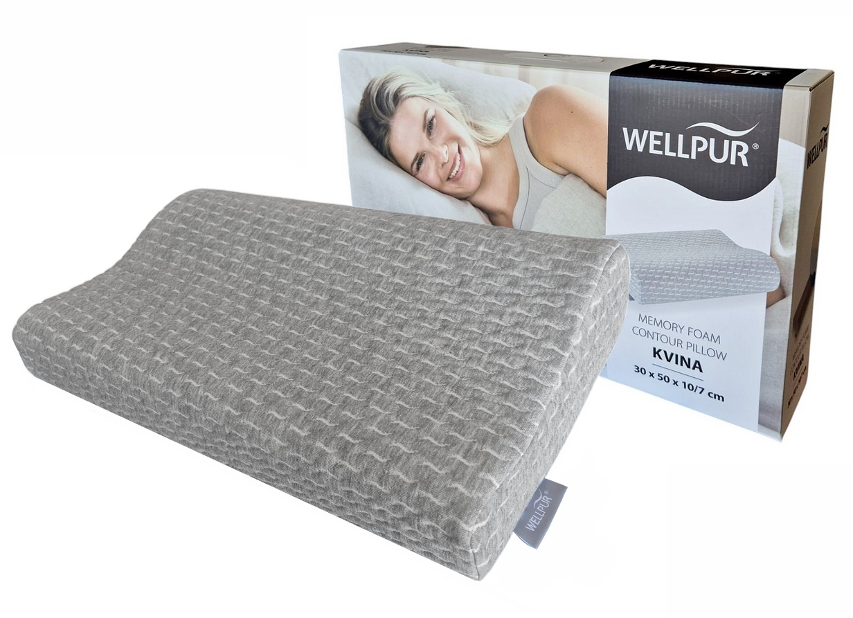 Poduszka Wellpur Kvina Szara Ortopedyczna Jysk
